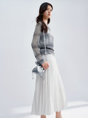 Women's loose hollow-out oversized blouse