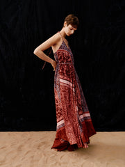 Women Bohemian Resort Spaghetti Strap  Dress