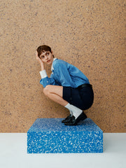 Women's Oversized Striped Shirt  [Available only in China]