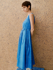 Women's V-Neck Allover Print A-Line Dress  [Available only in China]