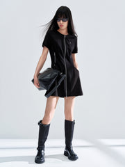 Women's Slim-Fit Paneled Mini Dress