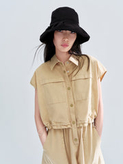 Women's Workwear Romper Casual Shorts