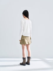 Women's Letter Long Sleeve T-Shirt Two-Piece Set