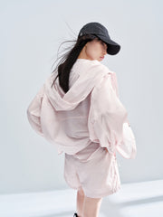 Women's casual pink shorts