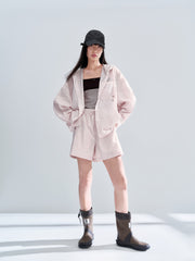 Women's casual pink shorts