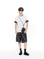 Men's Soft T-Shirt with Back Embroidery