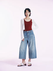 Women's Casual Short Hollow Out  Knit Cardigan