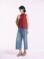 Women's Casual Polka Dot Camisole Top Two-Piece Set