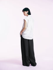 Women's Casual Sleeveless Lyocell Blend Shirt