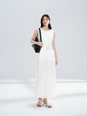 Women's wide-leg casual jumpsuit