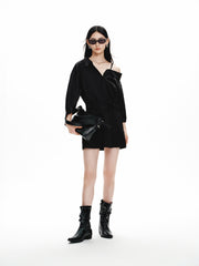 Women's Asymmetrical Shirt Dress
