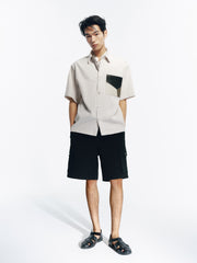 Men's Waffle Shorts with Patch Pockets