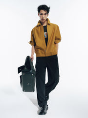 Men's Allover Textured Jacquard Knit T-Shirt
