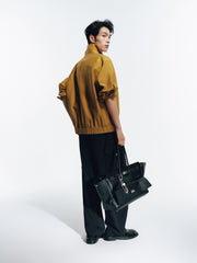 Men's Allover Textured Jacquard Knit T-Shirt