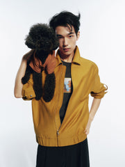 Men's Allover Textured Jacquard Knit T-Shirt
