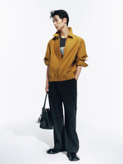 Men's Allover Textured Jacquard Knit T-Shirt