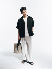 Men's Basic Knit Straight-Leg Pants