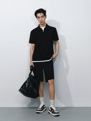 Men's Casual Slim Fit  Polo Shirt