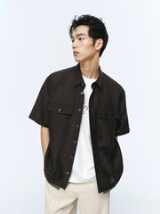 Men's Old Money Style Short Sleeve Shirt