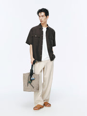 Men's Old Money Style Short Sleeve Shirt
