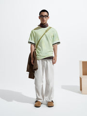 Men's Pleated Straight-Leg Cargo Pants