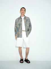 Men's Loose-Fit Gradient Print Shirt