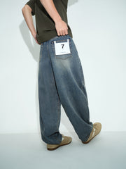 Men's Vintage Washed Tapered Jeans