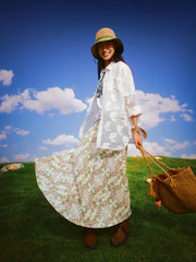 Women's Casual Heavy Jacquard Long-Sleeve Shirt