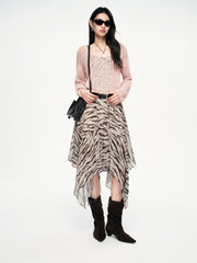 Women's Casual Rose-Latte Lightweight Cover-Up Set
