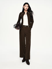 Women's Casual Tencel Flowing Sweatshirt Set