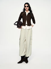 Women's Casual Tencel Flowing Sweatshirt Set