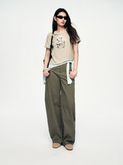 Women's Casual Embroidered Short-Sleeve T-shirt