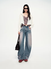 Women's Boho Girl Plaid Camisole