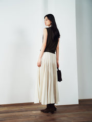 Women's Elegant Pleated A-Line Skirt