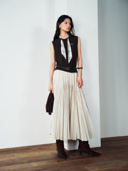 Women's Elegant Pleated A-Line Skirt