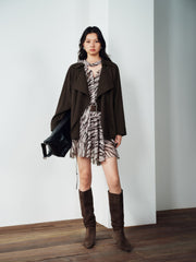 Women's Vintage Double-Breasted Trench Coat