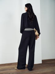 Women's Casual Sweatshirt & Tank Two-Piece Set