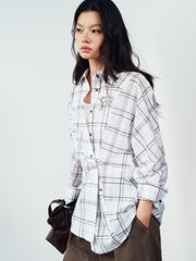 Women's Commuter Plaid Long-Sleeve Shirt