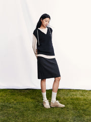 Women's Casual Hooded Knit Tank Top