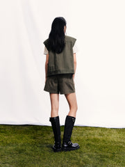 Women's Casual Cargo-Style Vest