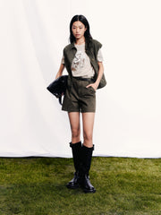 Women's Casual Cargo-Style Shorts