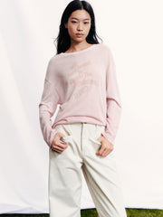 Women's Casual Gradient Letter-Print Cover-Up
