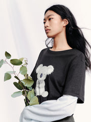 Women's Casual Lyocell Short-Sleeve T-Shirt