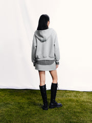 Women's Casual Collegiate Plaid Sweatshirt Jacket