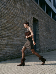 Women's Casual Commuter High-Waist A-Line Skirt