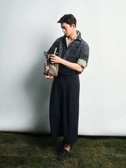 Men's Casual Ombre Jacquard Shirt