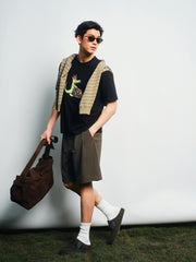 Men's Casual Novelty Print Short-Sleeve T-Shirt
