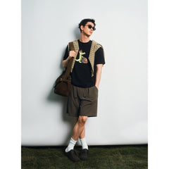 Men's Casual Novelty Print Short-Sleeve T-Shirt