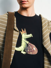 Men's Casual Novelty Print Short-Sleeve T-Shirt