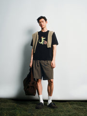 Men's Casual Novelty Print Short-Sleeve T-Shirt